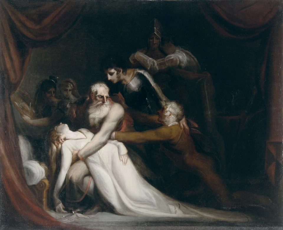  131-Johann Heinrich Füssli-Morte di Cordelia 